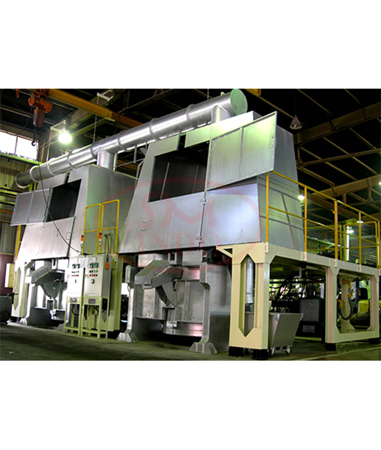 Gas Burner Hydraulic Tilting Melting Furnace 500 kg ( GB-HTMF-500 )