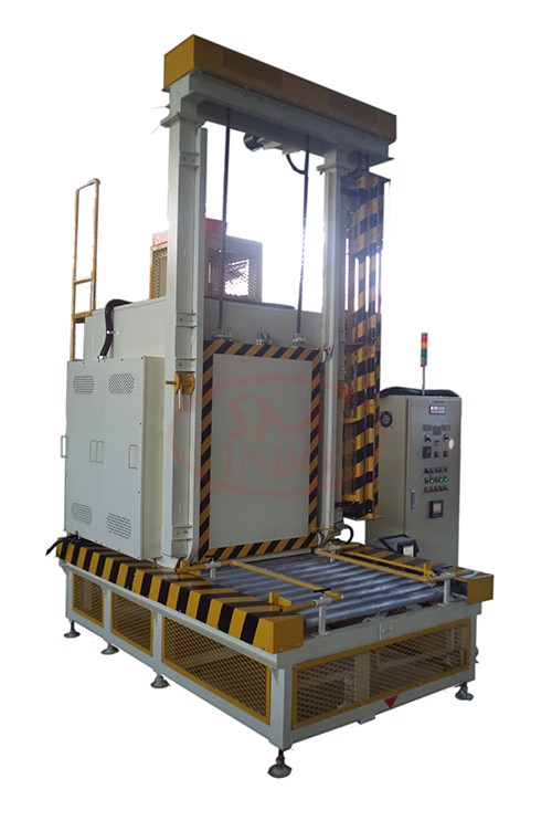 Vertical Lift Door Oven With Power Roller Conveyor and One Touch Operation System ( VLDO-PRC-OT )